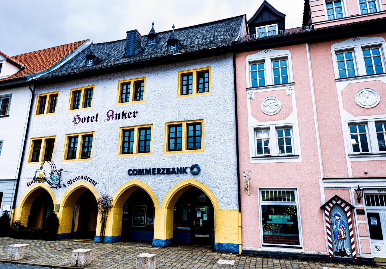 Hotel Anker Saalfeld Saale Exterior foto